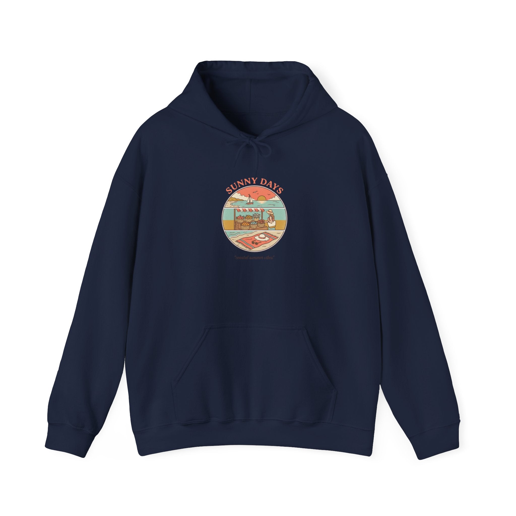 Sunny Days Beach Patch Hoodie | summer aesthetic, coastal vibes