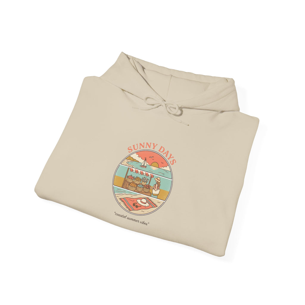 Sunny Days Beach Patch Hoodie | summer aesthetic, coastal vibes