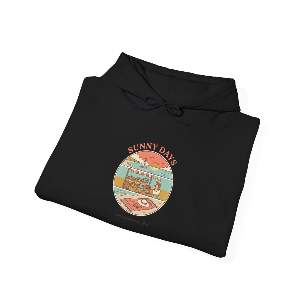 Sunny Days Beach Patch Hoodie | summer aesthetic, coastal vibes